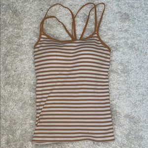 Yellow Stripe Tank Top